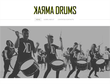 Tablet Screenshot of karmadrums.net